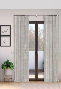 Cortina Tejido Suelto hechas a mano con Lino Estival