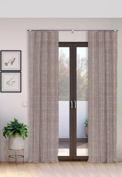 Cortina Tejido Suelto hechas a mano con Lino Estival