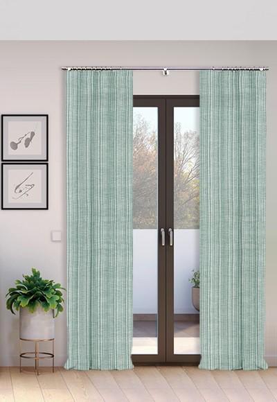 Cortina Tejido Suelto hechas a mano con Lino Estival