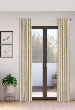 Cortina Tipo Jareta 100% Lino Bergen