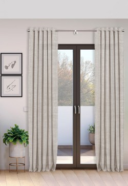 Cortina Ollaos hecha a mano con Lino Estival