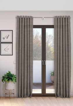 Cortina Ollaos hecha a mano con Lino Estival