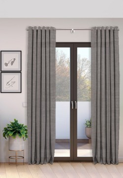 Cortina Ollaos hecha a mano con Lino Estival