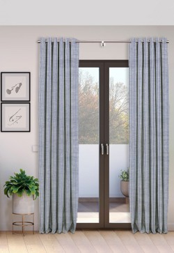 Cortina Ollaos hecha a mano con Lino Estival