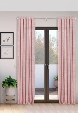 Cortina Ollaos hecha a mano con Lino Estival