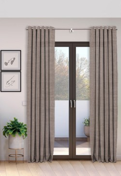 Cortina Ollaos hecha a mano con Lino Estival