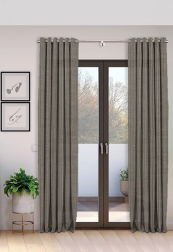 Cortina Ollaos hecha a mano con Lino Estival