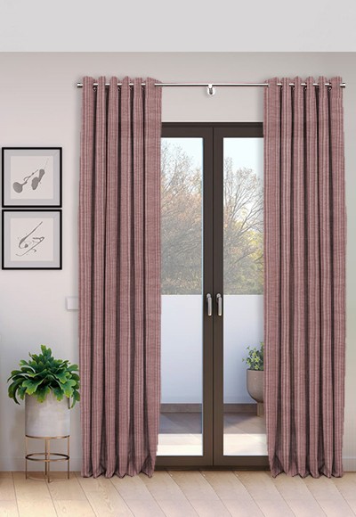 Cortina Ollaos hecha a mano con Lino Estival