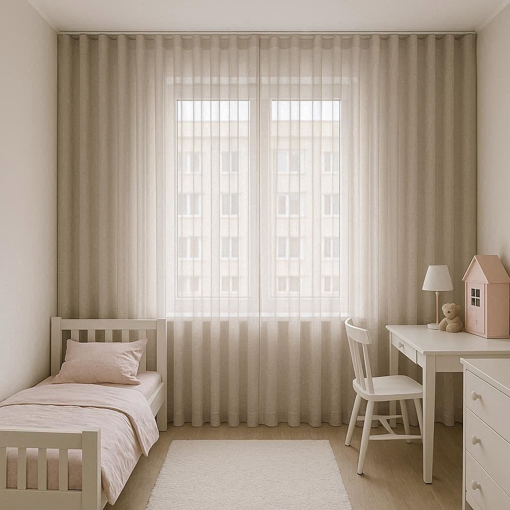 Cortina Onda Perfecta 100% Lino Litoral