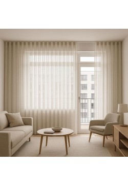 Cortina Onda Perfecta 100% Lino Litoral
