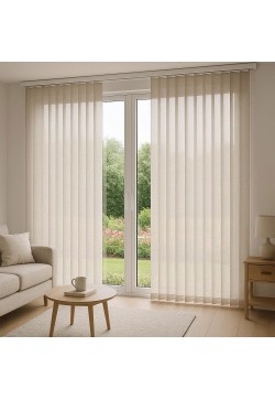 Cortinas de Lamas Verticales de 127 mm. Natté 380P
