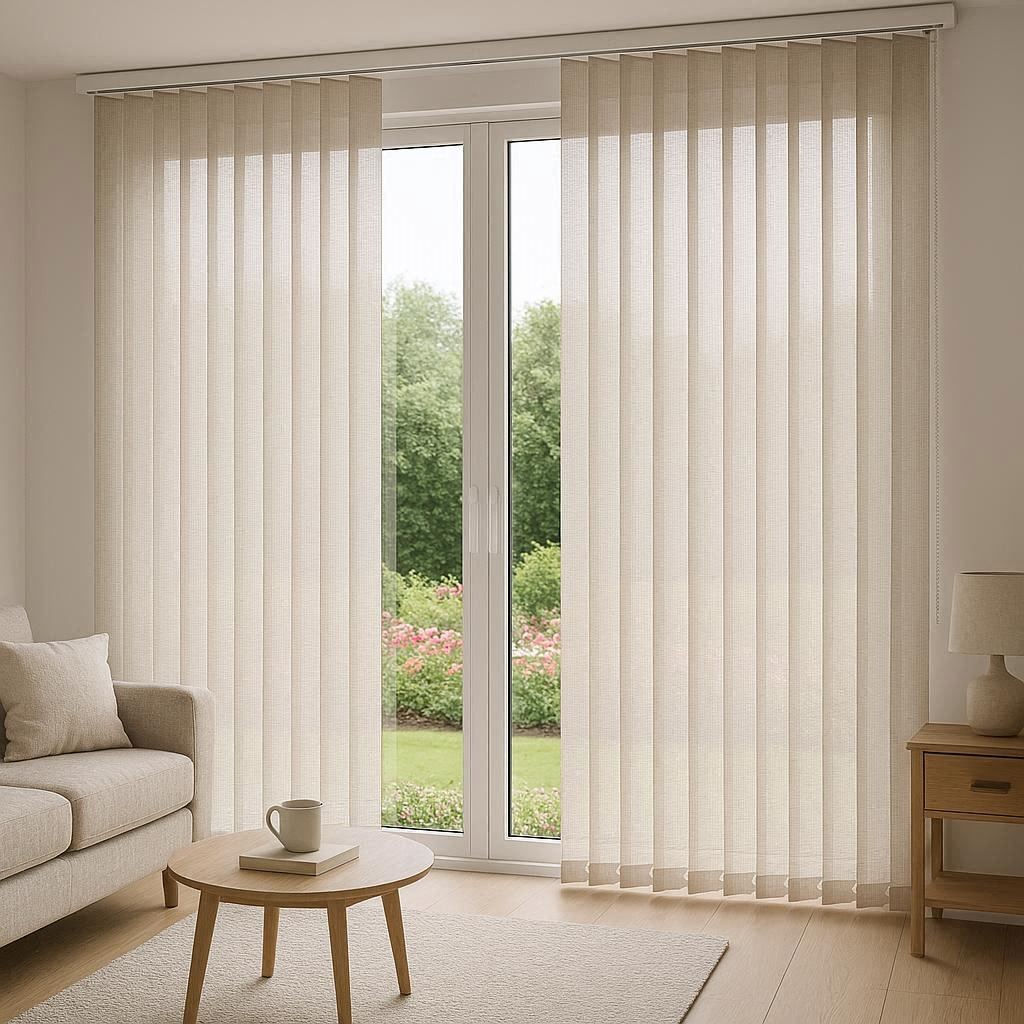 Cortinas de Lamas Verticales de 127 mm. Natté 380P