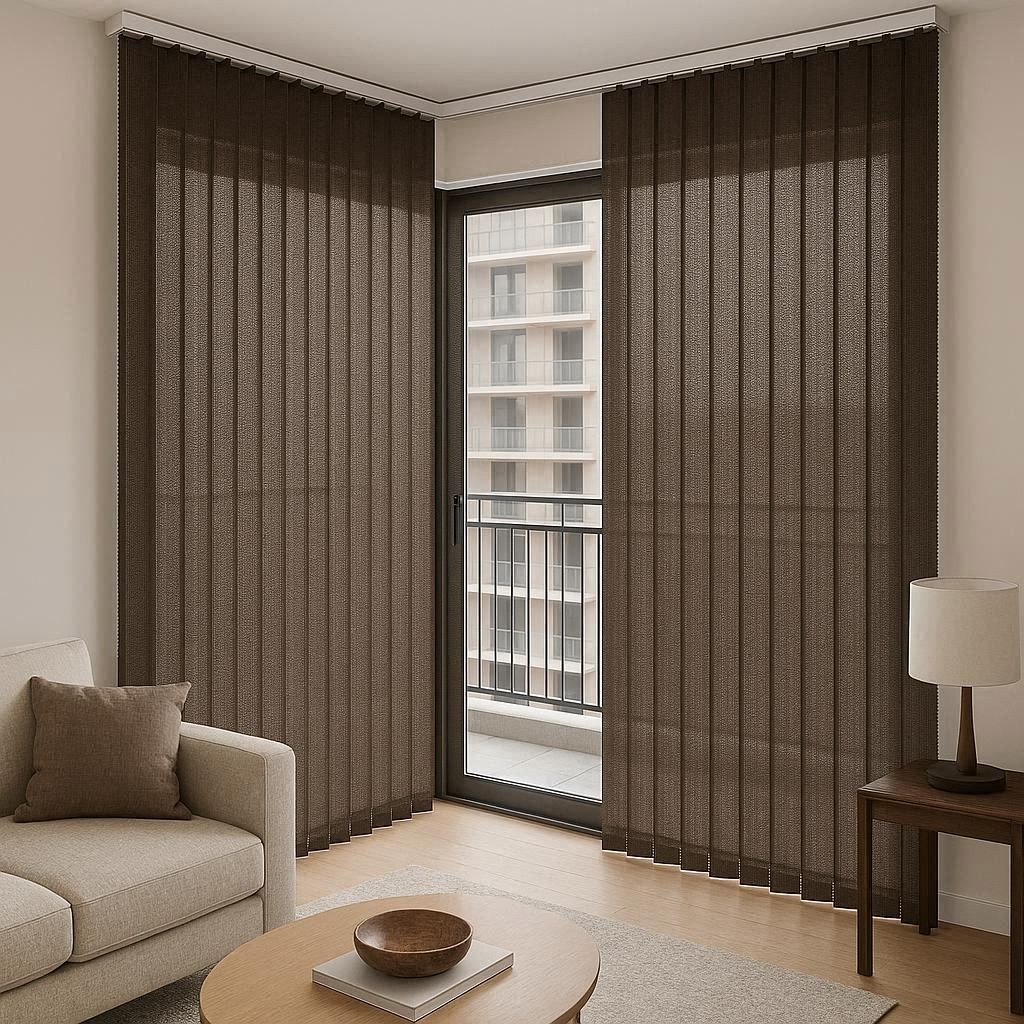 Cortinas de Lamas Verticales de 127 mm. Natté 380P