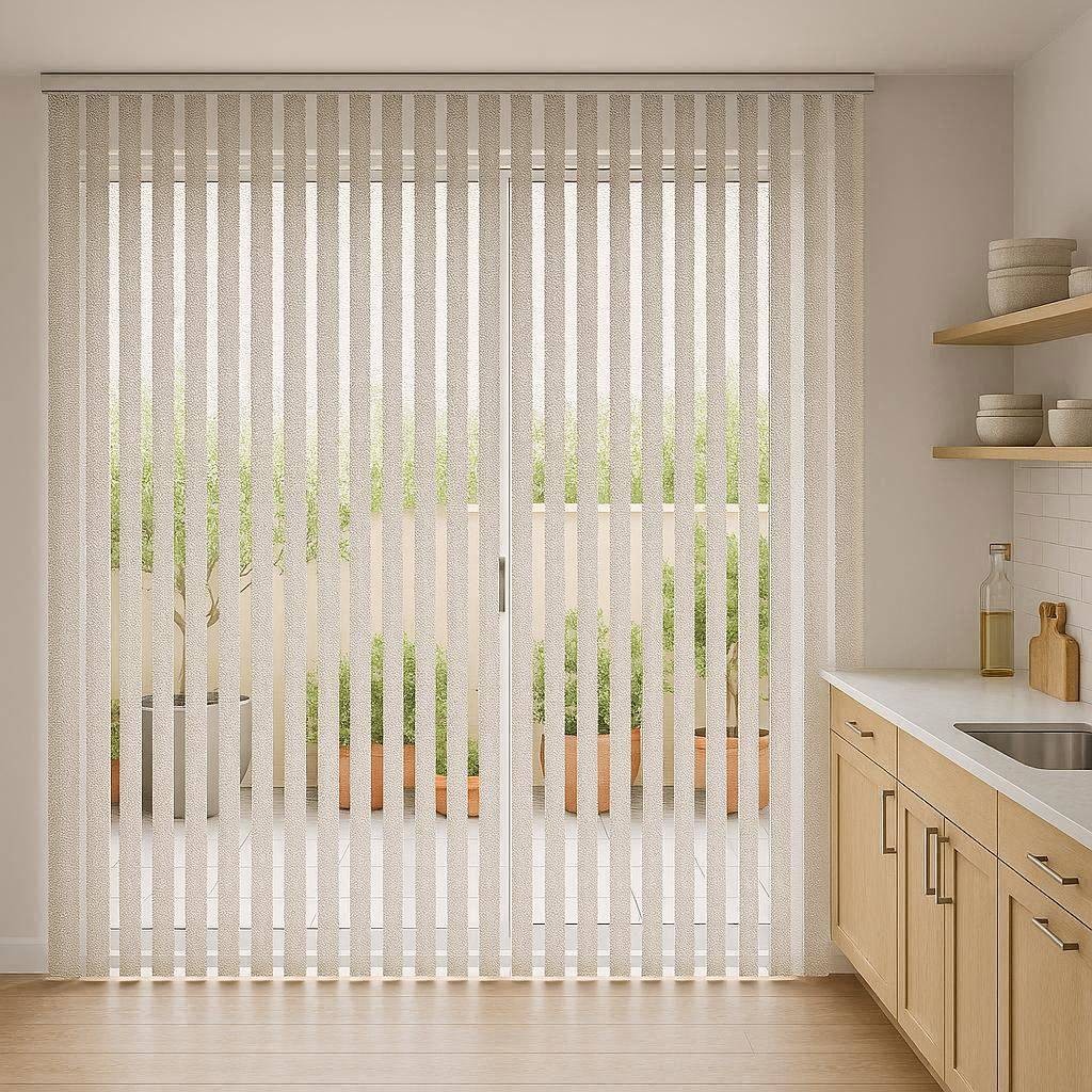 Cortinas de Lamas Verticales de 127 mm. Natté 380P