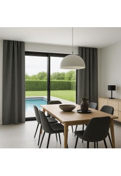 Cortina Tejido Suelto 100% Opacas Super Blackout