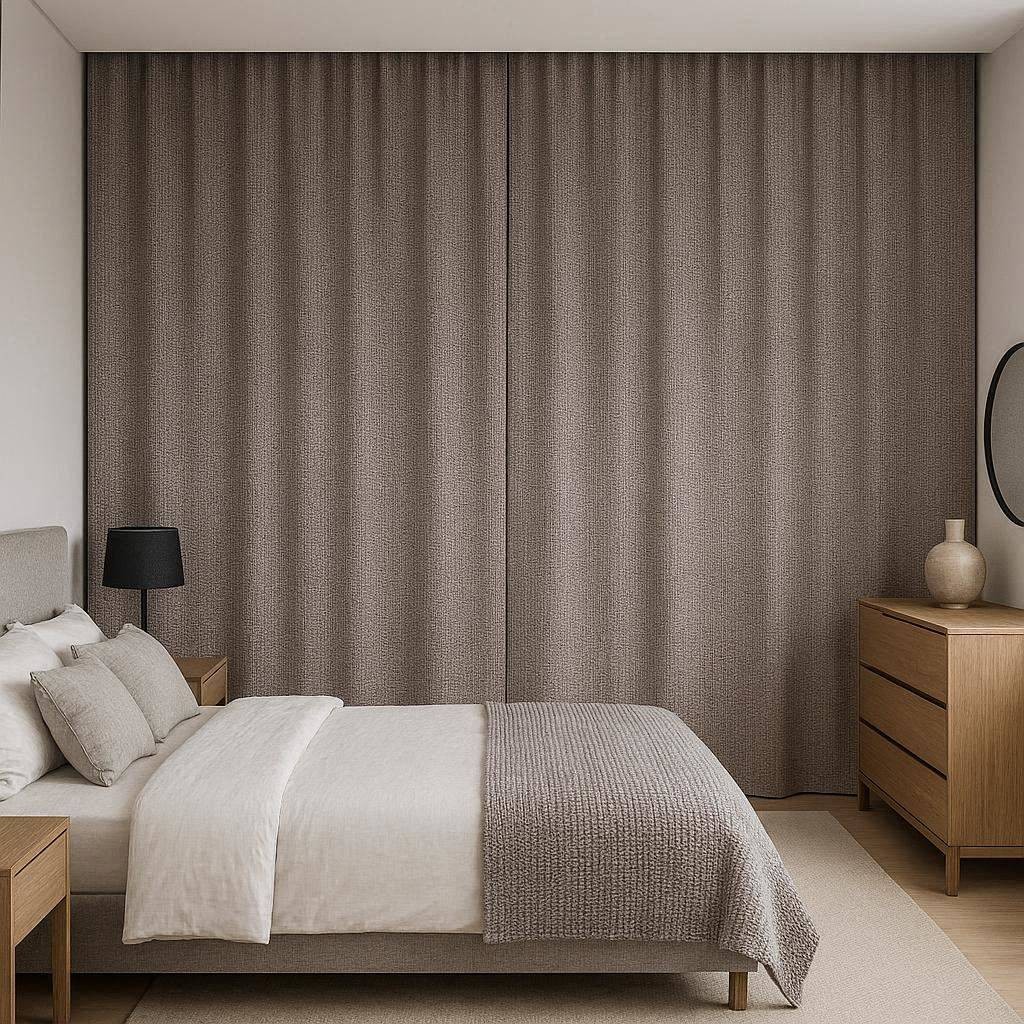 Cortina Tejido Suelto 100% Opacas Super Blackout