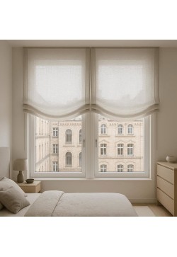 Cortinas Paqueto Lino y Poliéster Brera