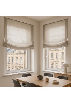 Cortinas Paqueto Lino y Poliéster Brera