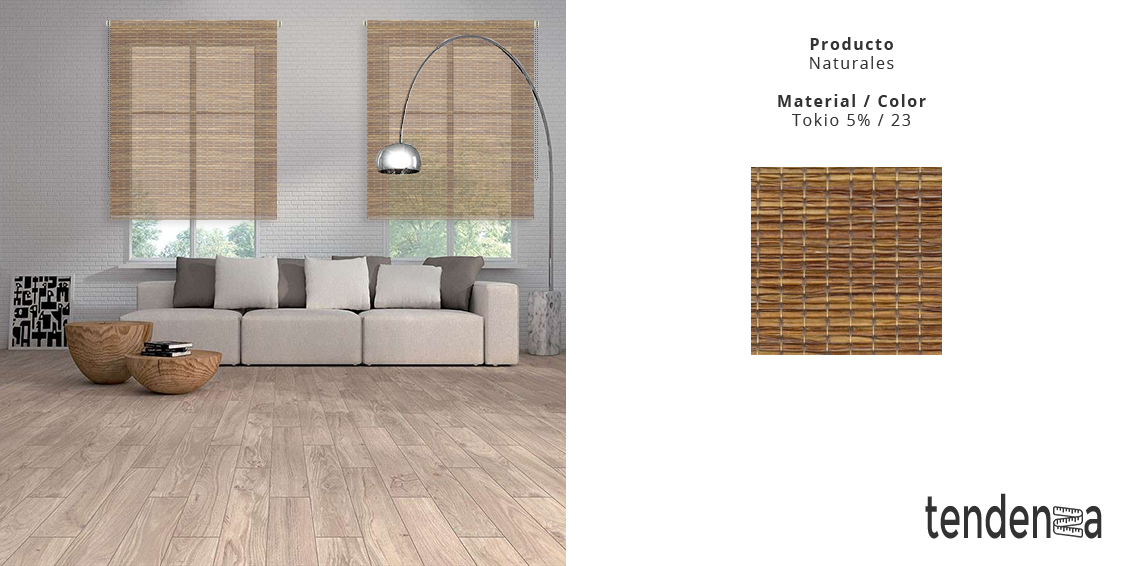 Estores Enrollables Naturales a Medida