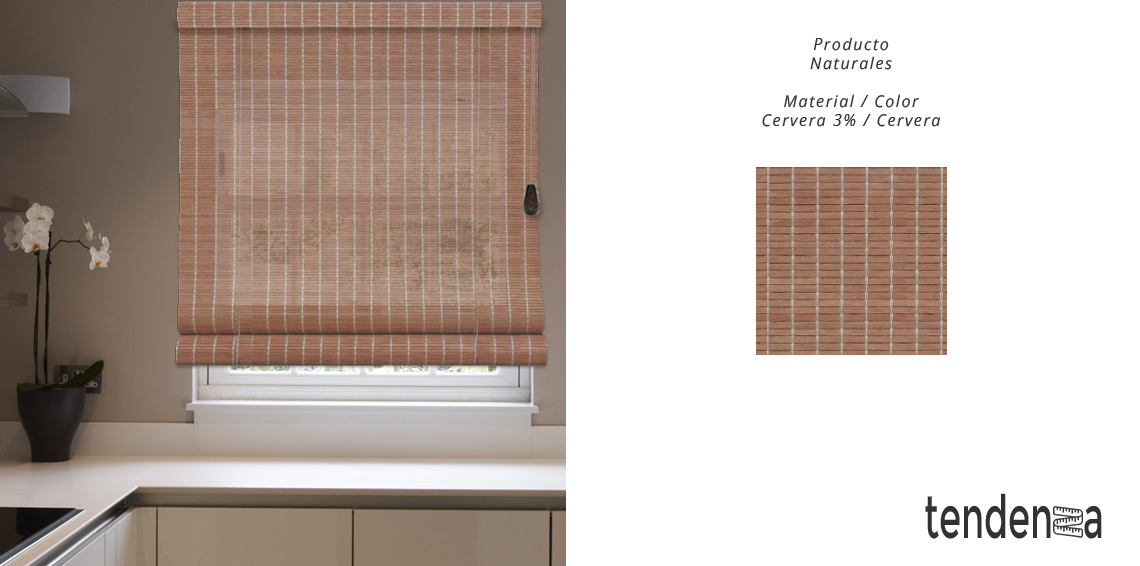 Estores Enrollables Naturales a Medida