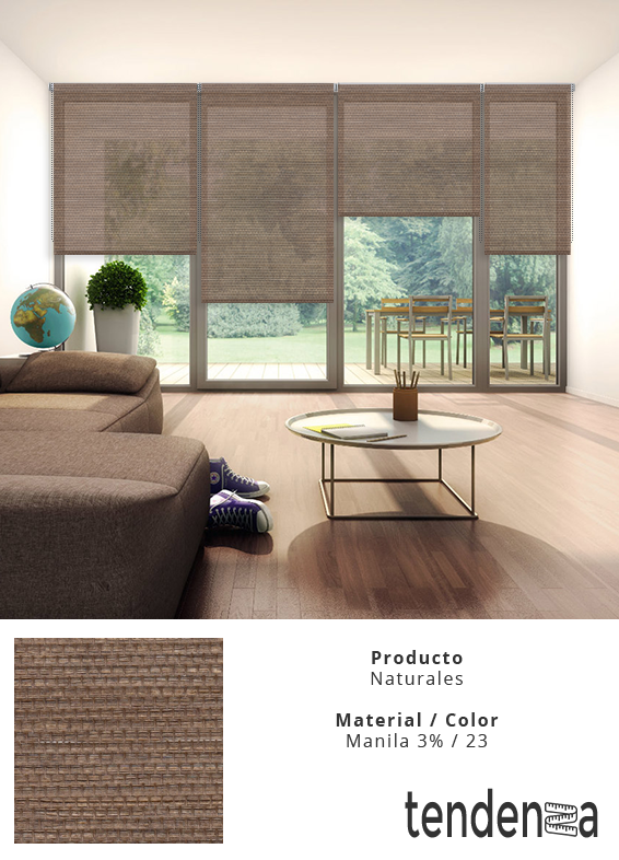 Estores Enrollables Naturales a Medida