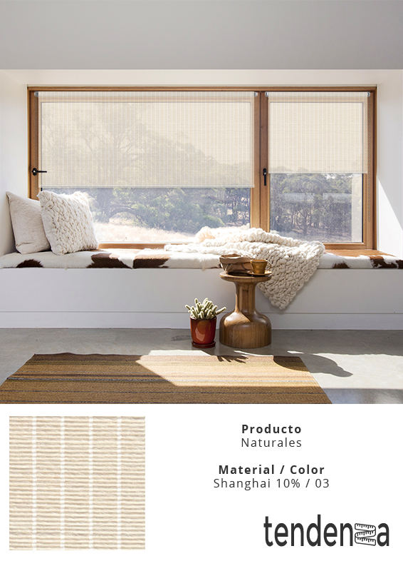 Estores Enrollables Naturales a Medida