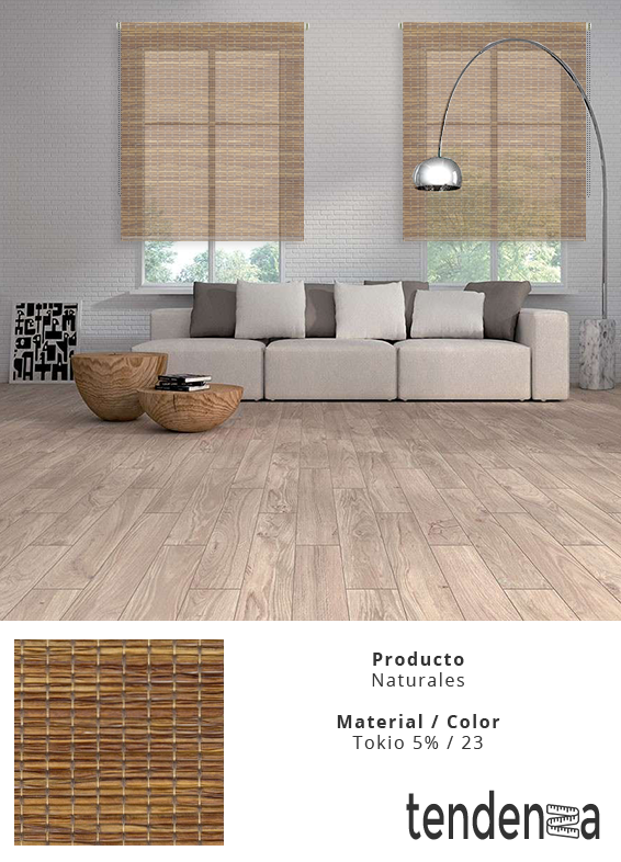 Estores Enrollables Naturales a Medida