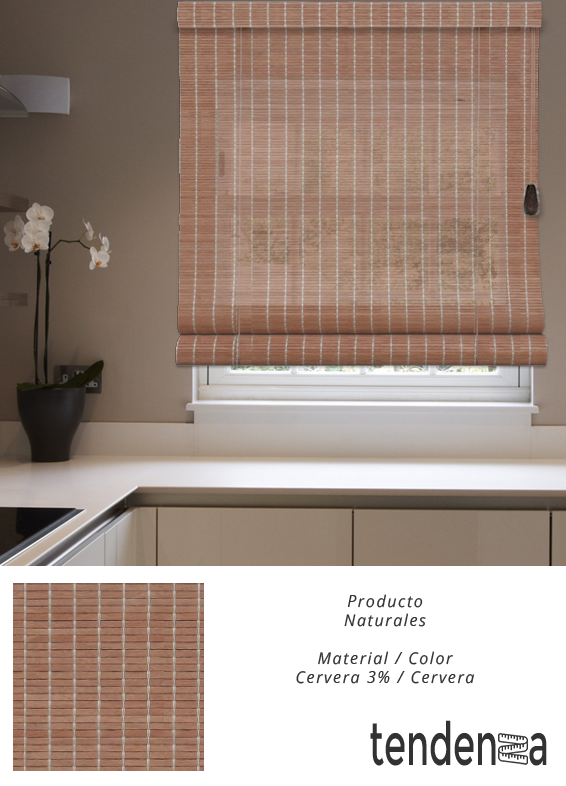 Estores Enrollables Naturales a Medida