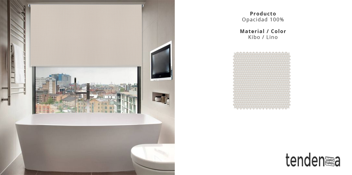 Estores Enrollables Opacos a Medida