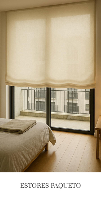 Estores Paqueto para Dormitorio