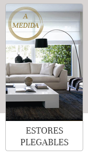 Estores Plegables en Salón Comedor