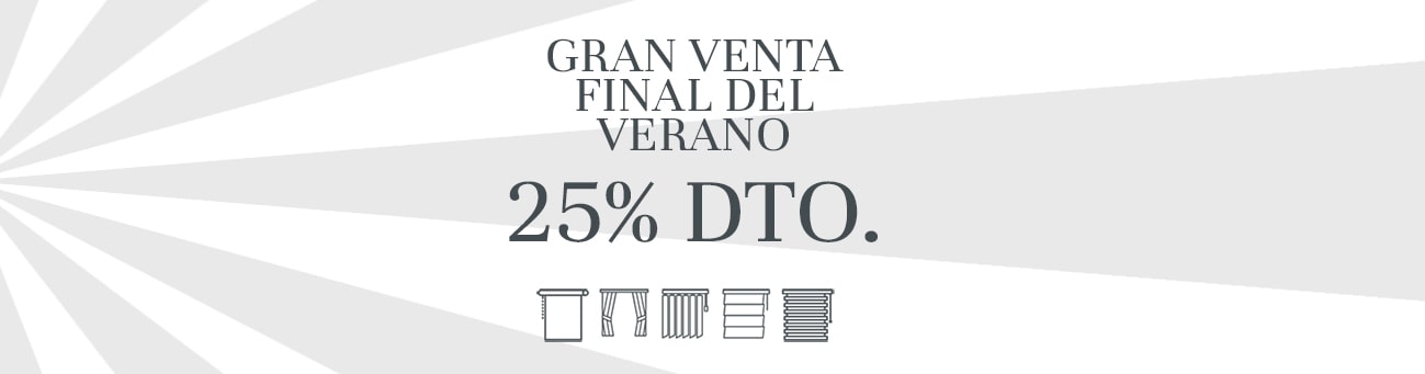 Gran Venta de Cortinas Final del Verano